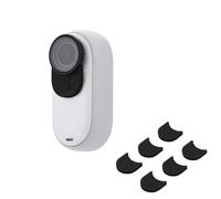 6 copertura del microfono per Insta360 Go 3S /3 Riduzione del rumore e cuscinetti di cotone antivento Filtro per vento esterno Riduzione del rumore del vento copertura Protettore del microfono
