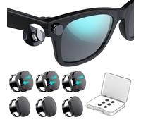 6 Coperture con Blocco della Luce a LED per Ray-Ban Meta Wayfarer/Skyler/Headliner Gen2 e Oakley Meta HSTN, Accessori per Occhiali Intelligenti, Copertura Regolabile a LED per Meta Occhiali, Blocco