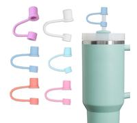 6 coperture per cannucce in silicone, 10 mm, antipolvere, accessorio per tazze Stanley da 30 e 40 oz, riutilizzabili, per feste e viaggi