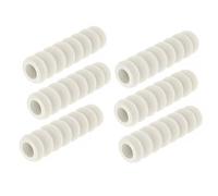 6 coperture protettive per maniglie della porta, beige in morbida schiuma, protezioni anti-collisione per manopole, protezione protettiva ad alta resilienza, protezioni antistatiche a spirale in