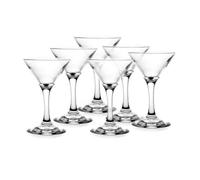 6 Coppe Martini cl 10 Borgonovo Vetro Coppa Cocktail Aperitivo Calice Bar Tavola