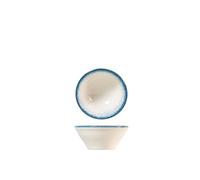 H&H Jupiter Set 6 Coppette in Porcellana, 10cm, Design Moderno, Elegante, Sfumature Blu