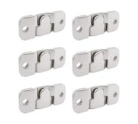 6 coppie di staffe per montaggio a filo, ganci a Z per quadri in acciaio laminato a freddo con sistema ad incastro per testiera, fissaggi a parete per specchi, orologi, cornici (19 x 44 mm)