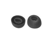 6 copri auricolari per JBL Tour Pro 2, copri auricolari in silicone, puntali auricolari per cuffie, ricambi per cuffie, isolamento acustico, copri auricolari, auricolari S M L (nero)