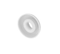 6 copri auricolari per OPPO Enco Air 2i/Air 3i/Air 3 Pro/Air 4 Pro/Free 3, copri auricolari in silicone, puntali auricolari, copri cuffie, copri auricolari S M L (Bianco latte)
