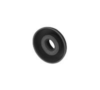 6 copri auricolari per OPPO Enco Air 2i/Air 3i/Air 3 Pro/Air 4 Pro/Free 3, copri auricolari in silicone, puntali auricolari, copri cuffie, copri auricolari S M L (Nero)