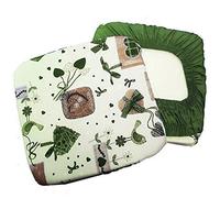 6 COPRISEDIA CUSCINI CON FASCIA ELASTICO CUSCINO PER SEDIE COLORE VERDE SHABBY