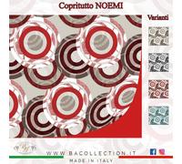 6 Coprisedia+Tovaglia+Copriforno+Copricucina+Runner Kit Cucina Made In Italy