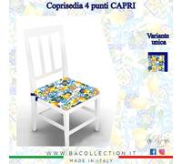 6 Coprisedia+Tovaglia+Copriforno+Copricucina+Runner Kit Cucina Made In Italy