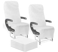 6 coprisedili, usa e getta, in tessuto non tessuto, protezione di sicurezza, per aereo, treno, autobus, auto, aereo, ufficio, cinema