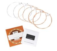 6 corde di ricambio per chitarra folcloristica, nucleo in acciaio al carbonio, corde classiche di ricambio a 6 corde, perfetta intonazione, corde per chitarra acustica, corda in acciaio per chitarra