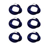 6 Corde di Velluto da 90 cm con QueueSnap kRope, Corda per Eventi con Tappeto Rosso, Ideale per Feste e Controllo della Folla.