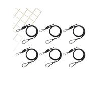 6 corde elastiche regolabili ad alta resistenza con ganci e moschettoni for uso esterno, perfette for portabici, teloni altro ancora Carico del vettore