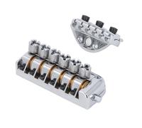 6 Corde per Chitarra Senza Testa, Bridge in Lega in Lega D'argento Sostituzione per la Pratica, Kit di Tremolo, Look retrò Vintage, per le Registrazioni in Studio, Esibizioni Dal