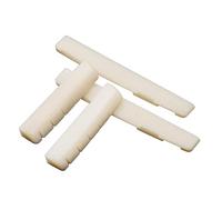 6 corde ricambio Selle regolabili Sostituzione dado per chitarra per basso elettrico Kit selle per ponte in osso acustico Sella in osso tradizionale