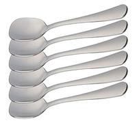 6 cucchiai da gelato in acciaio inox, 14,5 x 3 cm