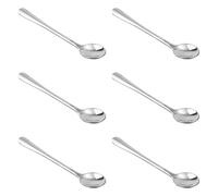 6 Cucchiaini in Acciaio Inox Minuscoli, Cucchiaini per Condimenti da 7,5x1,5 cm Graziosi Cucchiaini per Barattoli di Spezie Pratici Cucchiaini Mini per Sale, Zucchero, Miele, Spezie