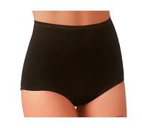 6 culotte vita alta donna JADEA art. 05 cotone taglia 4 alla 10 (6, nero)