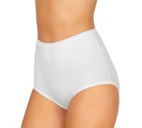6 culotte vita alta donna JADEA art. 05 cotone taglia 4 alla 10 (7, bianco)