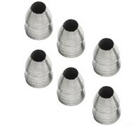 6 cunei in acciaio con manico rotondo da 8 mm per ascia da carpentiere martello accessori per slitte parti in metallo pesante per mestieri professionali e applicazioni fai da te