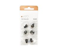 6 Cupole Cupoline Click-Sleeve Open Vented per Apparecchi Acustici Signia Siemens (XS)