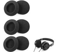 6 cuscinetti auricolari di ricambio (50 mm) - Compatibile con Sennheiser/EPOS PC 2 Chat, PC 3 Chat, PC 5, PC 7 USB, PC 8 USB, X2 - Schiuma traspirante per cuffie