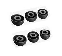 6 cuscinetti auricolari in silicone per Huawei Freebuds 4i/5i, accessori per auricolari (nero)