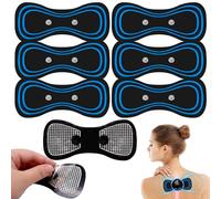 6 Cuscinetti di Ricambio per Massaggiatore Cervicale a Microcorrente, Intercambiabili, Autoadesivi, Mini Portatile