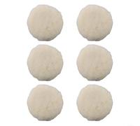 6 cuscinetti in lana per lucidatura auto, cuscinetti per lucidatura del cofano, per rimuovere graffi di sabbia, ossidazione e difetti di vernice su varie superfici