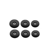 6 cuscinetti in silicone per auricolari Huawei Freebuds 5i/6i, in gomma, accessori per cuffie (nero)