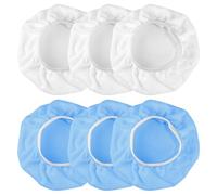 6 cuscinetti lucidanti Lucidatura Pad Tamponi per Lucidatura per auto da 22,9 a 25,4 cm, in morbida microfibra per lucidatrice auto da 22,9 cm e 25,4 cm