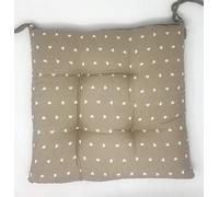 6 Cuscini Copri Sedia Cucina 4 Punti Trapuntati al Centro 40x40 Spessore 5 cm, egidio Alfio