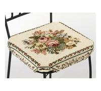 6 cuscini coprisedia con aletta gobelin jacquard fiori BOUQUET classico