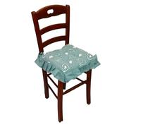 6 Cuscini Sedie Cucina Coprisedia Imbottiti Cuore Laccetti Beige Rosso Grigio-Paris Tiffany