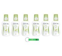 6 deodorante Lycia Vapo Fresh Energy, senza deodorante a gas, 0% alcool, deodorante aloe e bergamotto 75 ml + portachiavi Beni Culinari gratuito