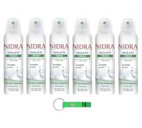 6 Deodorante Nidra Deodorante Deolatte Fresh Deodorante Spray con proteine del latte e aloe deodorante 0% sali di alluminio 150 ml + portachiavi Beni Culinari