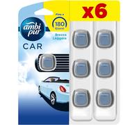 6 Deodoranti Auto Ambi Pur Brezza Leggera Elimina Odori 30 Giorni