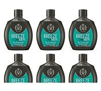6 Deodoranti Breeze Men Dry Protection Deodorante corpo per uomo no gas Deo 48h