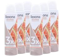 6 deodoranti spray Rexona Maximum Protection, anguria e cactus, 150 ml ciascuno