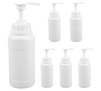 6 dispenser di sapone per le mani: flaconi con pompa ricaricabile da 300 ml per