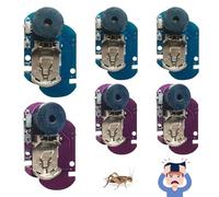 6 dispositivi per scherzi per cricket, fastidiosi scherzi PCB nascosti per adulti e bambini, 20 suoni diversi con batteria, scherzo divertente per il pesce d'aprile, classe, ufficio, scuola e feste