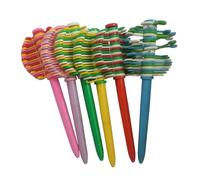 6 Divertenti Spinner Penna Twist Action Decompressione A Per Studente Adulto Che Disegna Lo Stress Sollievo Mentano Penna Rilassamento