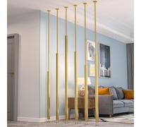 6 divisori per bagno, balcone, vano scale e ingresso, regolabili, 185 cm, colonne decorative di supporto per la separazione dello spazio e la decorazione della casa