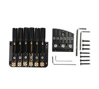 6 dless Chitarra B, Sostituzione chitarra B in metallo, Durezza retrò senza testa con sella, Ss e chiave inglese, per 6 accessori ctric