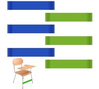 6 elastici elastici per sedie per ADHD, ADHD attrezzi per bambini, elastici per sedia per bambini, per gambe elastiche e ADHD, allenamento della forza, yoga, pilates 15lbs - 25lbs