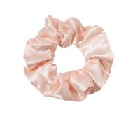 6 elastici per capelli a forma di intestino crasso, in raso, elastici per capelli, grandi scrunchie, morbidi anelli per capelli per donne e ragazze, colore rosa chiaro