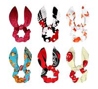 6 elastici per capelli con mele rosse, elastici per coda di cavallo, per donne e ragazze