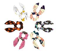 6 elastici per capelli con scritta "Follow Your Heart", per coda di cavallo, per donne e ragazze