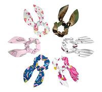 6 elastici per capelli con tre simpatici procioni, elastici per coda di cavallo, per donne e ragazze