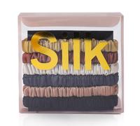 6 elastici per capelli in seta di gelso, elastici per capelli in 100% seta di gelso, elastici per coda di cavallo, senza danni, elastici per donne e ragazze